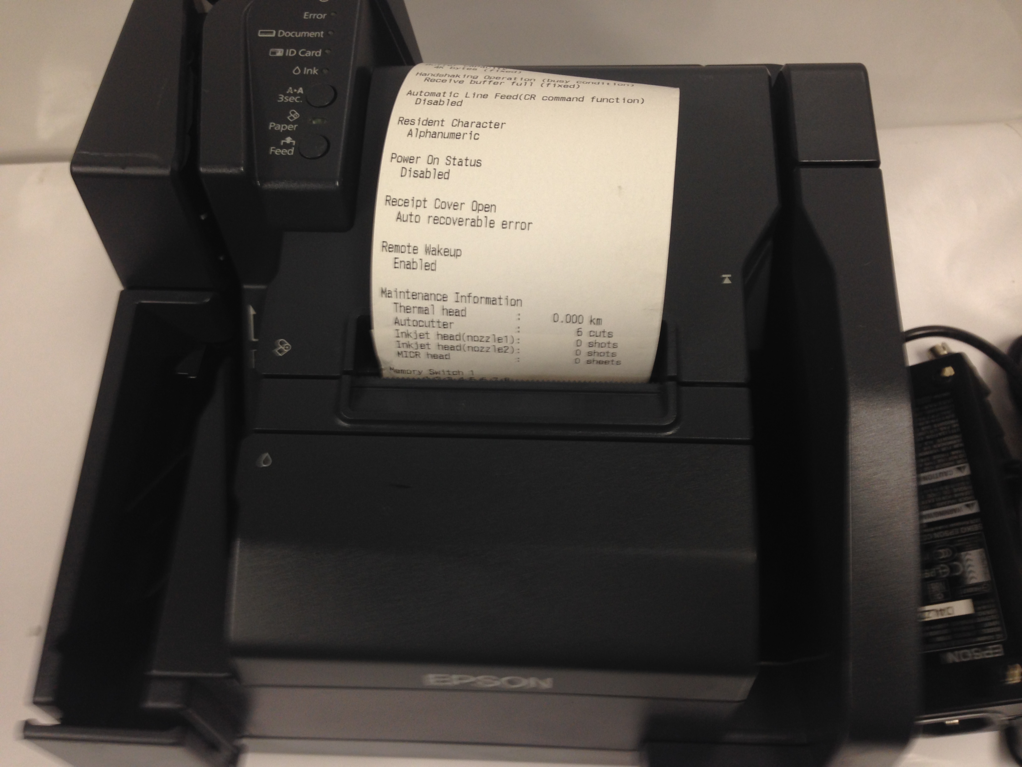 Epson TMS9000 Printer / Check Scanner M273A HARD tec