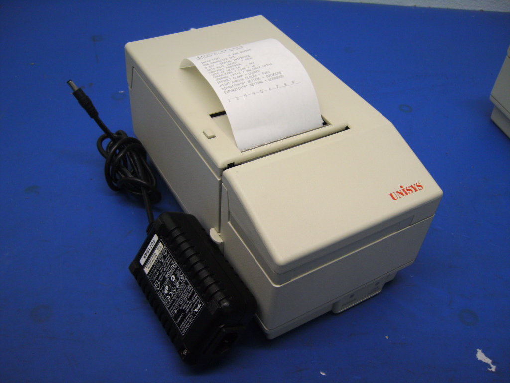 Unisys EF4272 Validation and receipt printer HARD tec