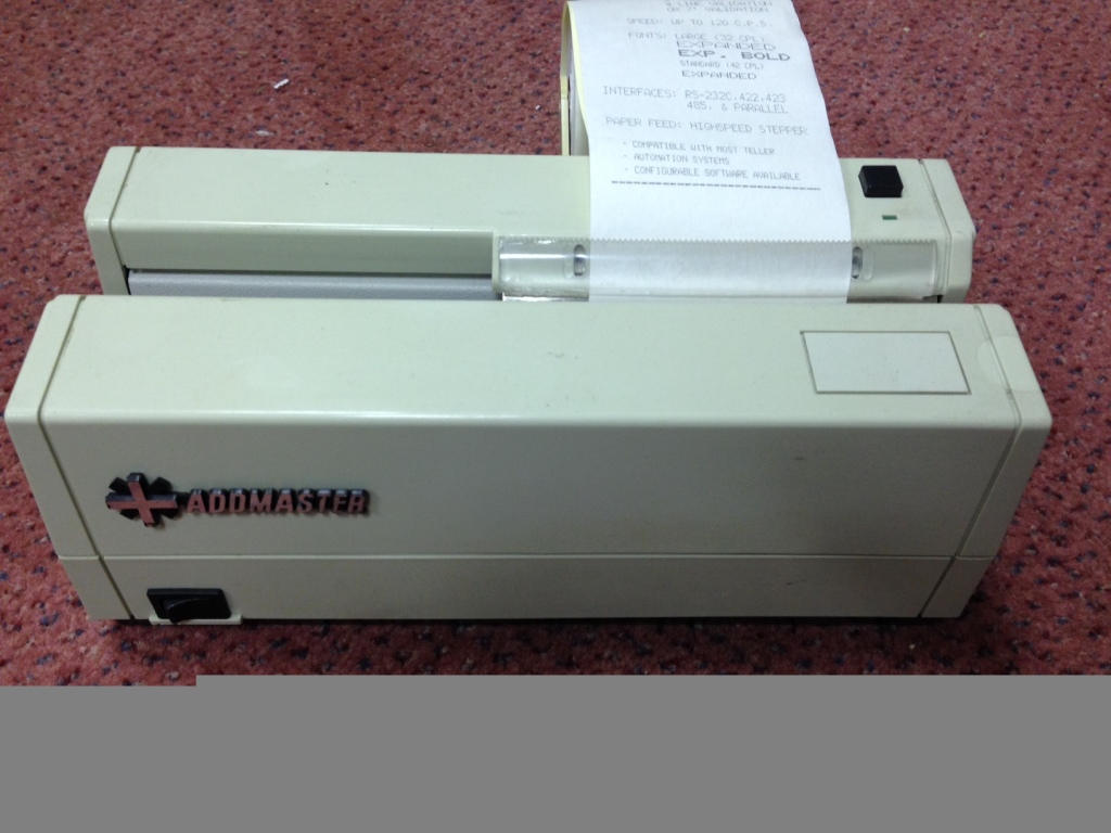 Addmaster IJ2040 validation and receipt printer HARD tec